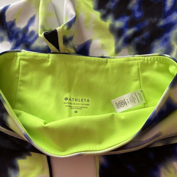 Athleta Elation High-Rise Tie Dye 7/8 Tight - Picture 5 of 8